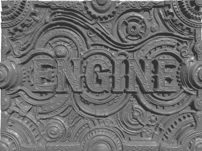 style: steampunk; text: 'ENGINE'